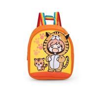 SO KAWAII - Offizieller 3D-Rucksack So Kaiwaii, aus weichem Stoff, Reißverschluss, verstellbare gepolsterte Schultergurte, Gummizug innen für Trinkflasche, Namensschild, 22 x 28 x 11 cm