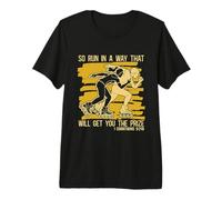 So Laufen Sie auf eine Weise, die Sport Roller Speed Skating liebt Premium T-Shirt