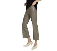 Soaked in Luxury Damen SLKaylee PU Kickflare Pants Hose, Brindle, Small
