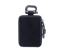 Sobeta Tactical Molle EDC Pouch Range Bag Medizinischer Organizer-Beutel Military Small Wallet Herren-Taillentasche für Sport Wandern Camping Outdoor-Aktivitäten (Black)