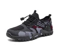 Sobzia Treking-Wanderschuhe Herren,Wanderschuhe Herren Wasserdicht rutschfeste Bergschuhe Sportschuhe Leichte Outdoor Schuhe Trekkingschuhe Breite Füße Sneaker für Camping, Wandern (CE1,44)