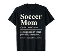 Soccer Mom Lustige Definition Minivan-Fahrer Snack-Anbieter T-Shirt