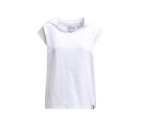 SOCCX Damen Ärmelloses Hoodie-Shirt mit Rückenprint - Kapuzenshirt für Sommer, 100% Baumwolle