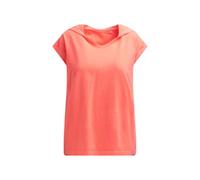 SOCCX Damen Ärmelloses Hoodie-Shirt mit Rückenprint - Kapuzenshirt für Sommer, 100% Baumwolle