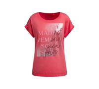SOCCX Damen Ärmelloses Shirt mit Folienprint