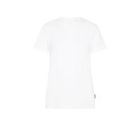 SOCCX Damen Basic T-Shirt mit Rundhalsausschnitt Opticwhite L