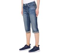 SOCCX Damen Bermuda Jeans Shorts RO:My Turn Up (DE/NL/SE/PL, Bundweite, 29, Regular, Regular, Dunkelblau)