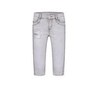 Jeansshorts SOCCX, Damen, Gr. 31, Kurz, grau (light grau printed), Denim/Jeans, Material: 72% Baumwolle, 27% Polyester, 1% Elasthan, bedruckt, comfort fit, Jeans Jeansshorts, mit normaler Leibhöhe (60