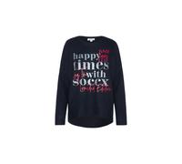 Soccx Damen Flauschpullover (blau/Navy, Xl/Xxl) blau XL/XXL