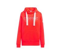 Kapuzensweatshirt SOCCX, Damen, Gr. S, rot (rot neon), Sweatware, Material: 80% Polyester, 20% Baumwolle, bedruckt, regular fit normal, Rundhals, eingesetzt Rippbündchen, Sweatshirts, mit Baumwolle (7