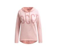 Kapuzenshirt SOCCX, Damen, Gr. L, pearl rose, Material: 100% Baumwolle, Glitzermuster, bedruckt, slim fit normal, eingesetzt gerader Abschluss, Shirts Kapuzenshirt, mit überschnittenen Schultern (6454