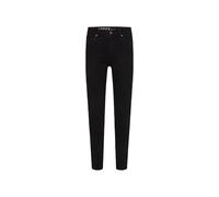 SOCCX Damen Jeans AL:Ice Slim Fit Black, 28, 30