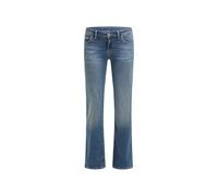 Regular-fit-Jeans SOCCX, Damen, Gr. 28, Normalgrößen, blau, Material: 99% Baumwolle, 1% Elasthan, Abriebeffekte, regular fit, Jeans, mit niedriger Leibhöhe (56565562-28) blau