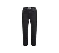 Mom-Jeans SOCCX, Damen, Gr. 28, Normalgrößen, schwarz, Material: 99% Baumwolle, 1% Elasthan, Abriebeffekte, weit, Jeans, mit hoher Leibhöhe (25833266-28) schwarz
