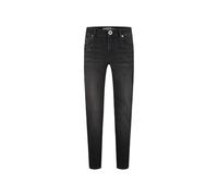 SOCCX Damen Jeans MI:RA Slim Fit Black Washed Metal, 28
