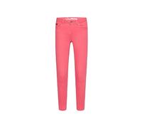 Slim-fit-Jeans SOCCX, Damen, Gr. 33, Normalgrößen, rot (coral pink), Denim/Jeans, Material: 85% Baumwolle, 12% Polyester, 3% Elasthan, unifarben, slim fit, Jeans Slim-fit-Jeans, mit normaler Leibhöhe 