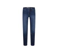 Regular-fit-Jeans SOCCX, Damen, Gr. 30, Länge 32, blau, Denim/Jeans, Material: 72% Baumwolle, 25% Polyester, 3% Elasthan, Zusatz: Enthält nichttextile Teile tierischen Ursprungs (Badge), Abriebeffekte