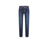 Regular-fit-Jeans SOCCX, Damen, Gr. 32, Länge 34, blau, Denim/Jeans, Material: 72% Baumwolle, 27% Polyester, 1% Elasthan, Zusatz: Enthält nichttextile Teile tierischen Ursprungs (Badge), Abriebeffekte
