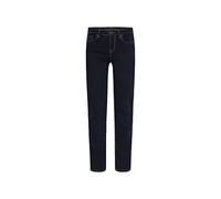 Regular-fit-Jeans SOCCX, Damen, Gr. 29, Länge 36, blau, Material: 89% Baumwolle, 9% Polyester, 2% Elasthan, Zusatz: Enthält nichttextile Teile tierischen Ursprungs (Badge), Abriebeffekte, casual, regu