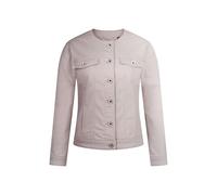 Jeansjacke SOCCX, Damen, Gr. L, sunny beige, Jeans, Material: 85% Baumwolle, 12% Polyester, 3% Elasthan, unifarben, slim fit kurz, eingesetzt 1-Knopf-Manschette, Jacken Jeansjacke, mit Brusttaschen (3