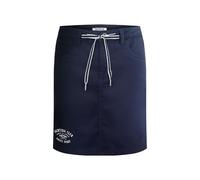 SOCCX Damen Kurzer Jeansrock AN:NE mit Print Blue Navy, XXXL