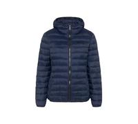 SOCCX Damen Leichte Steppjacke mit Kapuze Blue Navy XL
