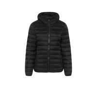 SOCCX Damen Leichte Steppjacke mit Kapuze Black XXXL