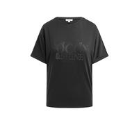 SOCCX Damen Logo T-Shirt mit Schmucksteinen Black, L