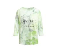 Rundhalsshirt SOCCX, Damen, Gr. XXL, neon leaf, Single Jersey, Material: 100% Baumwolle, bedruckt, loose fit normal, Rundhals, eingesetzt gerader Abschluss, Shirts Rundhalsshirt, aus Baumwolle (512704