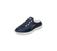 SOCCX Damen Slip On Sneaker aus Mesh-Textil Navy, 38