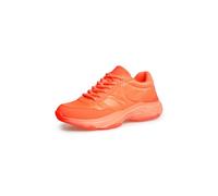 SOCCX Damen Sneaker Low im tonigen Materialmix Shinning Orange, 37