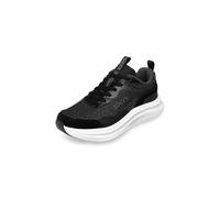 SOCCX Damen Sneaker Low mit Sandwich-Mesh-Struktur Black, 37
