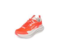 SOCCX Damen Sneaker Low mit Sandwich-Mesh-Struktur Electric Orange 41