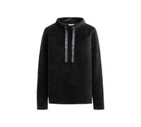 Sweater SOCCX, Damen, Gr. XXL, schwarz, Material: 70% Baumwolle, 25% Polyester, 5% Elasthan, Glitzermuster, bedruckt, regular fit normal, Rundhals, eingesetzt gerader Abschluss, Sweatshirts Sweater, m