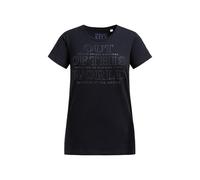SOCCX Damen T-Shirt Rundhals mit Rubber Print