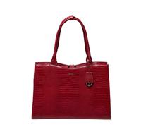 Socha Business Tasche Midi, 13,3" Laptoptasche für Frauen -Croco Croco Burgundy M