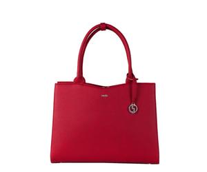 Socha Business Tasche Midi, 13.3" Laptoptasche für Frauen - Kirschrot Cherry Red M