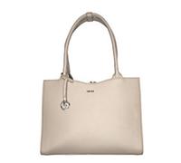 SOCHA Damen Laptoptasche Midi Vanilla 14 Feinsynthetik Beige 390 mm x 120 mm x 290 mm