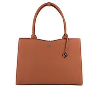 SOCHA Laptoptasche »Straight Line 15.6 Zoll«, elegante Businesstasche für Damen - Vollausstattung - Aktentasche mit Schultergurt, cognac