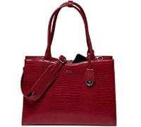 Socha Business Tasche Midi, 13,3" Laptoptasche für Frauen -Croco Croco Burgundy M