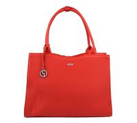 Socha Laptoptasche & Businesstasche/Aktentasche für Damen, Hibiscus Red Slim Fit 15.6 Zoll, aus roter Feinsynthetik, herausnehmbares Laptopfach, Vollausstattung