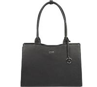 Socha Laptoptasche für Frauen 14 Zoll herausnehmbares Laptopfach Wave Black