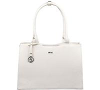 Socha Laptoptasche für Frauen 14 Zoll herausnehmbares Laptopfach Wave White