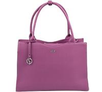 Socha Laptoptasche für Frauen 15,6 Zoll herausnehmbares Laptopfach Passion Flower Violett