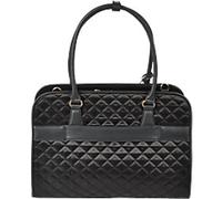 Socha Laptoptasche für Frauen 15,6 Zoll herausnehmbares Laptopfach Schwarz Dia Facelift GO