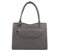 Socha Laptoptasche für Frauen 15,6 Zoll herausnehmbares Laptopfach Vario rau