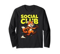 Social Club Laufmaskottchen Daumen Fox Up Langarmshirt