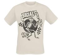 Social Distortion Checkered Skelly T-Shirt natur in S