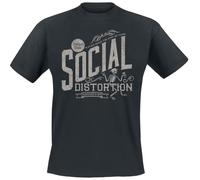 Social Distortion Premium Grade Männer T-Shirt schwarz S 100% Baumwolle Band-Merch, Bands