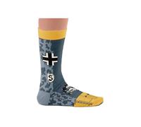 Sock Affairs Fliegersocken - Red Baron, Spitfire, BF109, P40 Flying Tigers - Geschenkidee für Luftfahrt-Fans, 2 Größen, 36-40 und 41-46